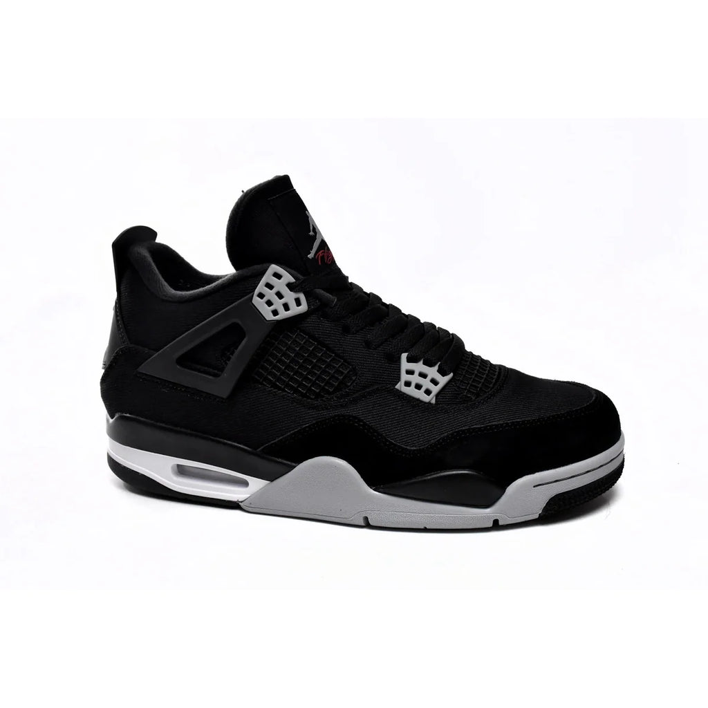 Air Jordan 4 Retro Black Canvas