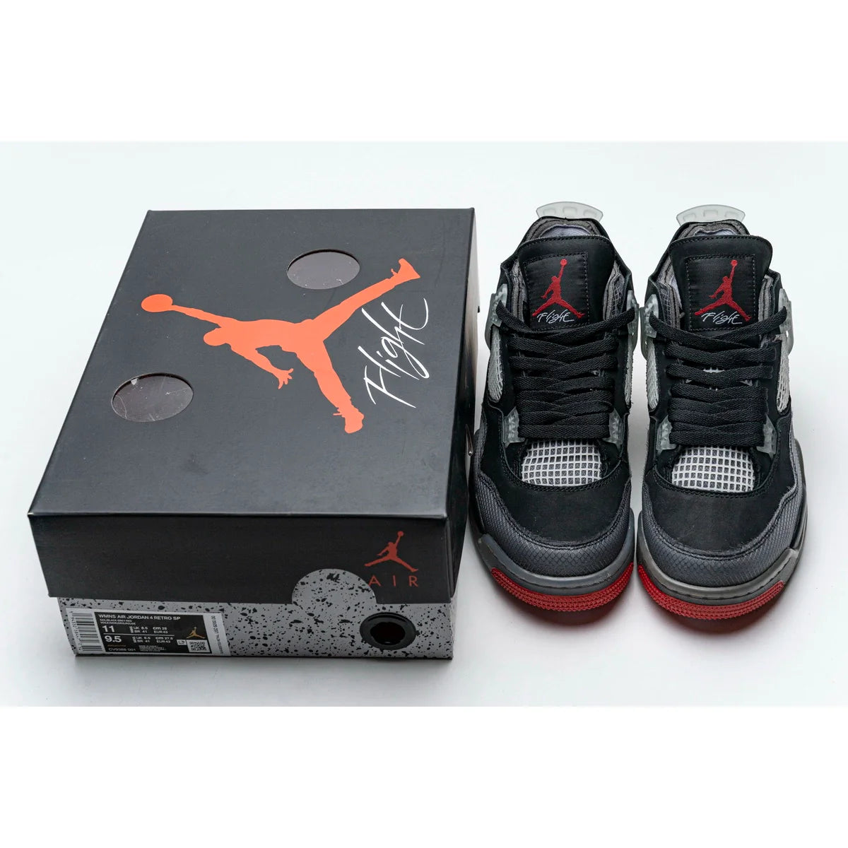 OFF White x Air Jordan 4 Retro Bred