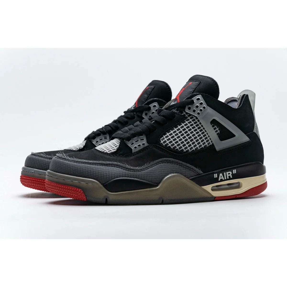 OFF White x Air Jordan 4 Retro Bred