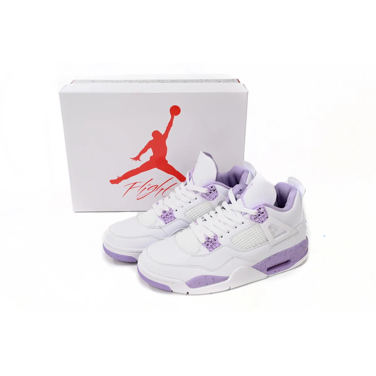 Air Jordan 4 Retro White Purple
