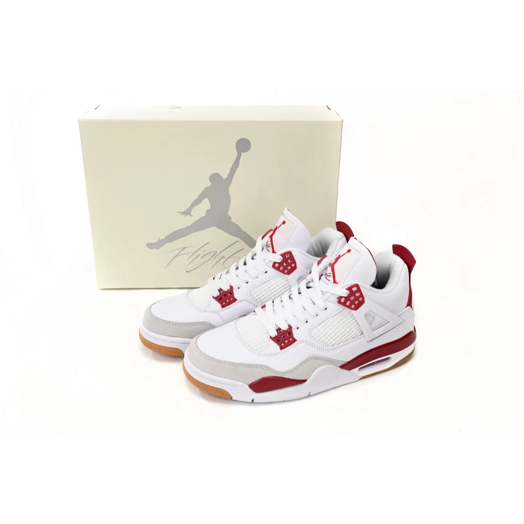 Nike SB x Air Jordan 4 White Red