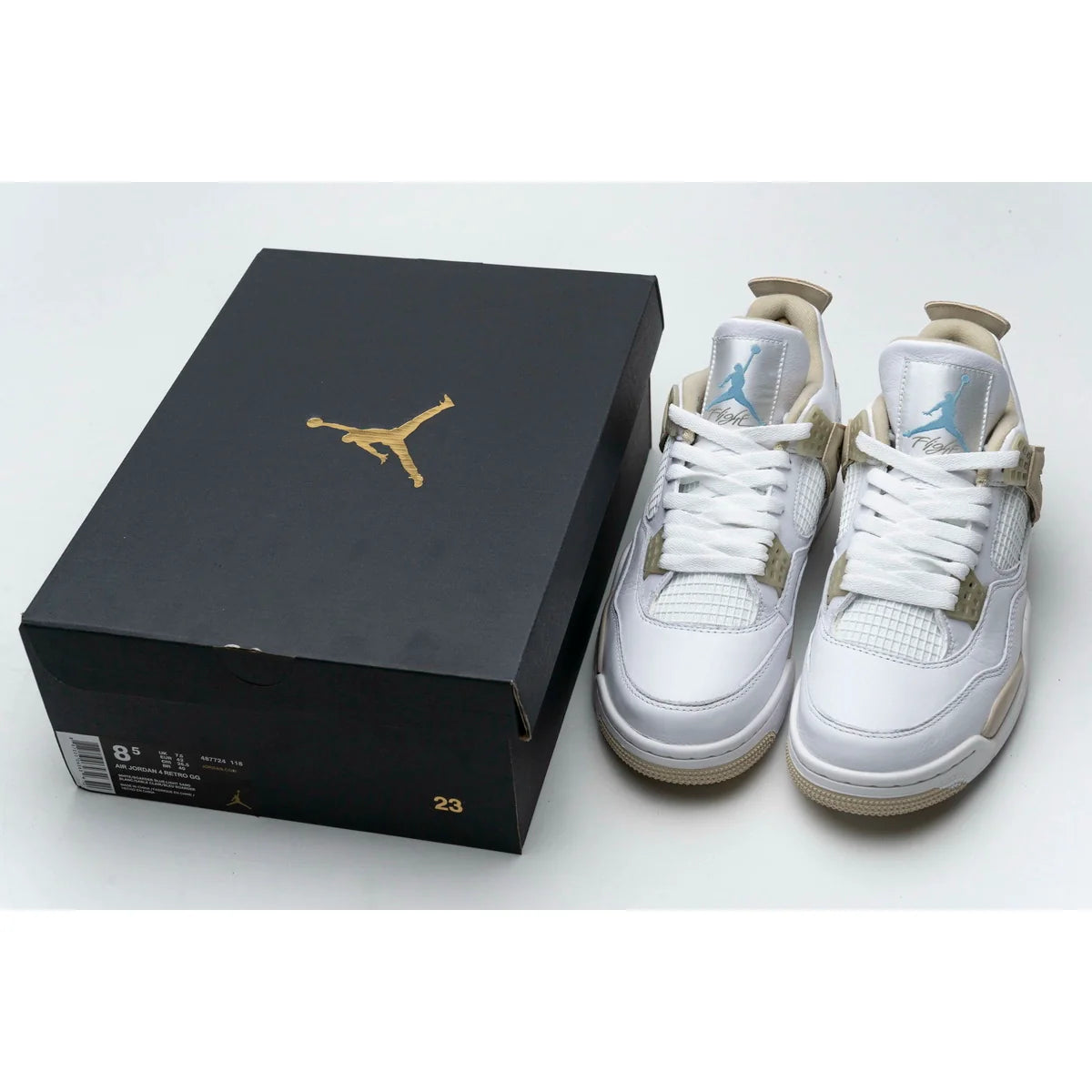 Air Jordan 4 Retro Sand Linen