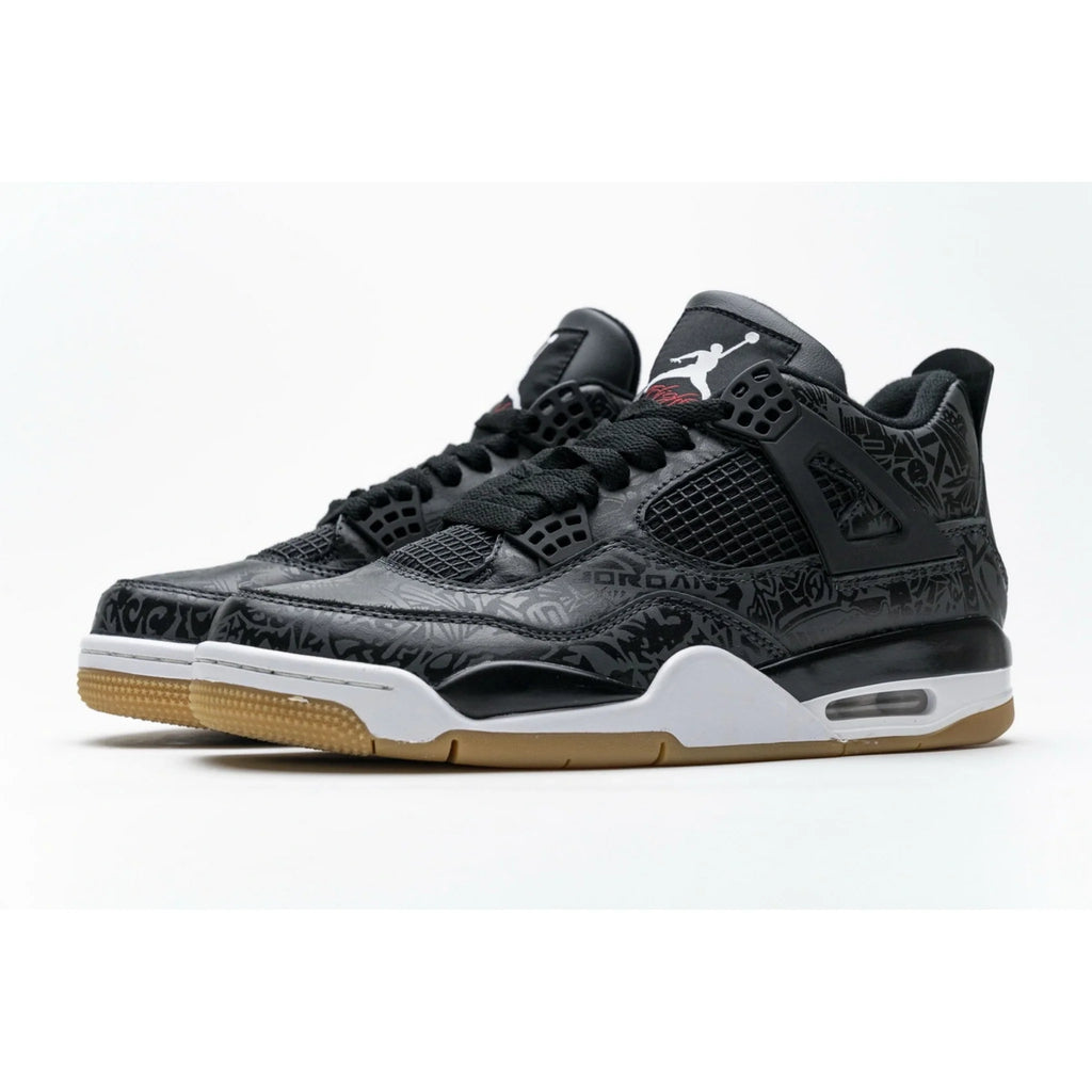 Air Jordan 4 Retro Laser Black Gum
