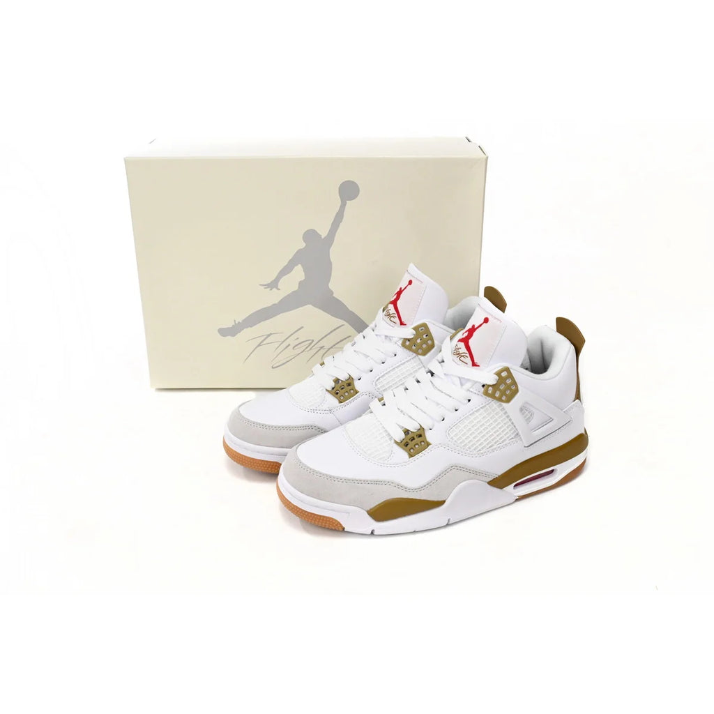 Nike SB x Air Jordan 4 White Brown