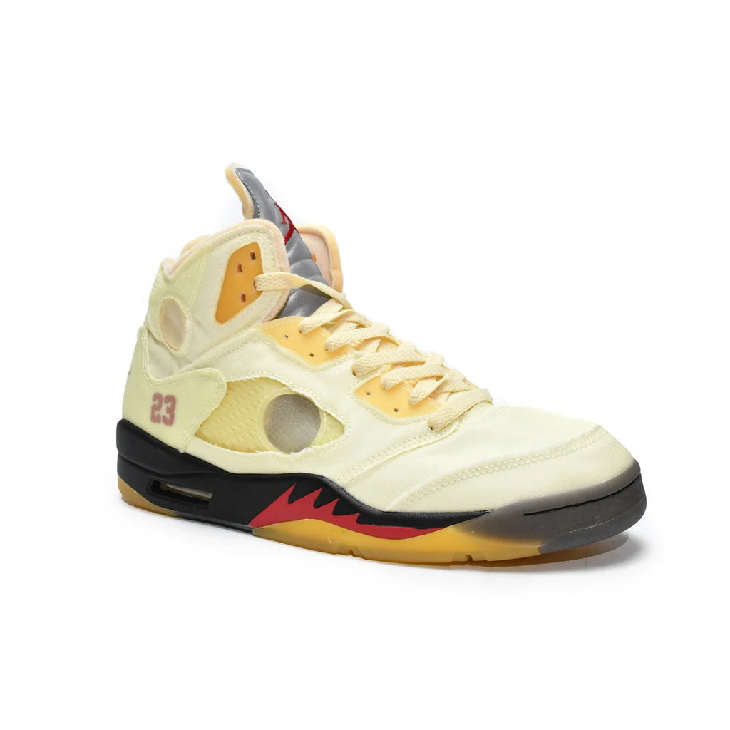 OFF White x Air Jordan 5 Retro SP Sail