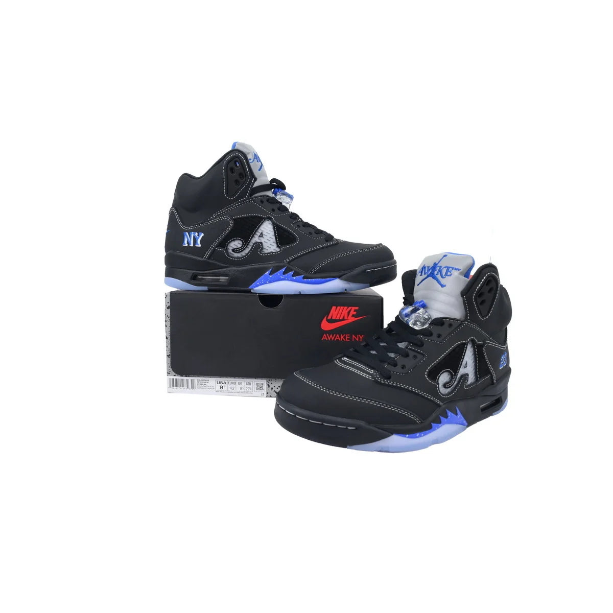 Awake NY x Air Jordan 5 Retro 'Black Racer Blue'