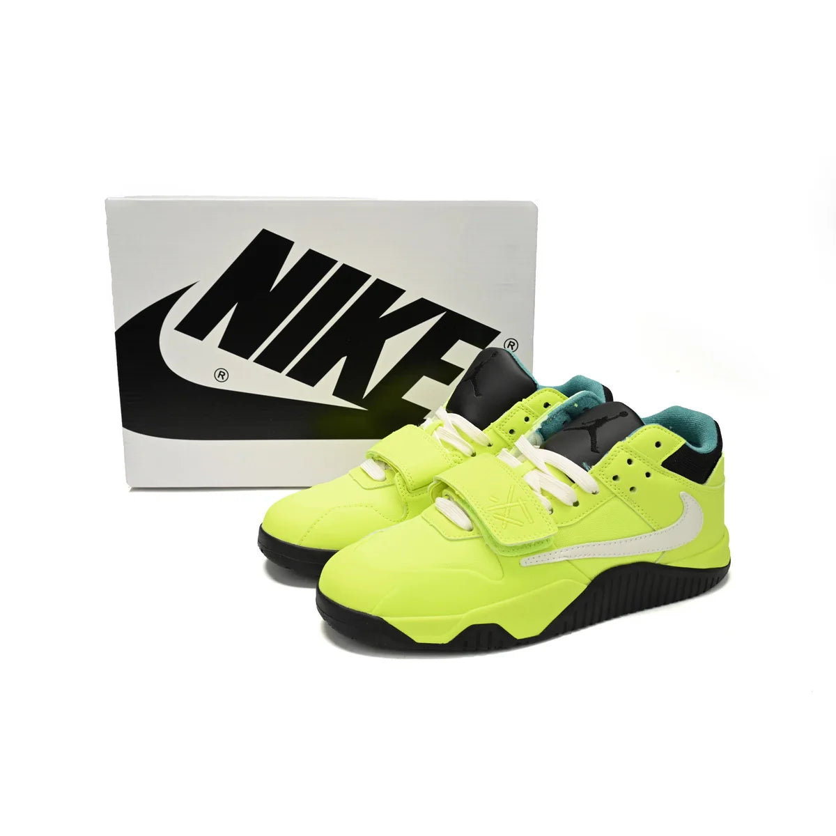 Travis Scott x Jordan Cut The Check Nice Kicks Fluorescent Green