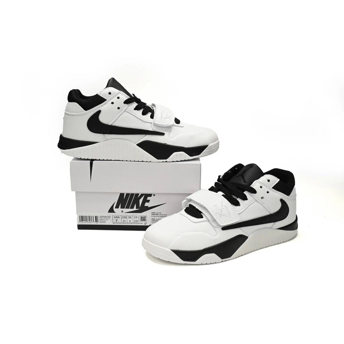 Travis Scott x Jordan Cut The Check Nice Kicks Black Panda