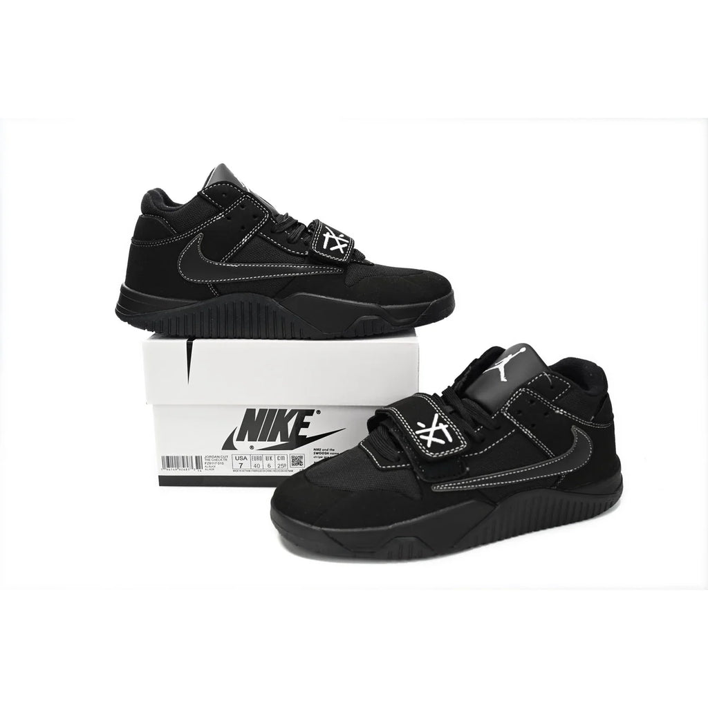 Travis Scott x Jordan Cut The Check Nice Kicks Black Knight
