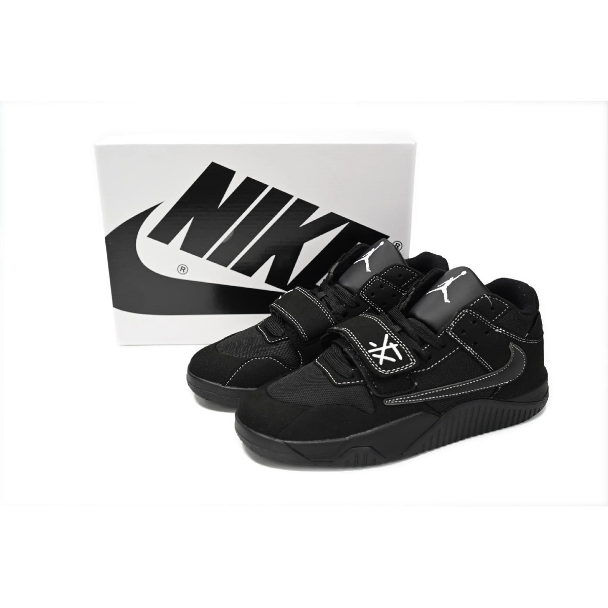 Travis Scott x Jordan Cut The Check Nice Kicks Black Knight