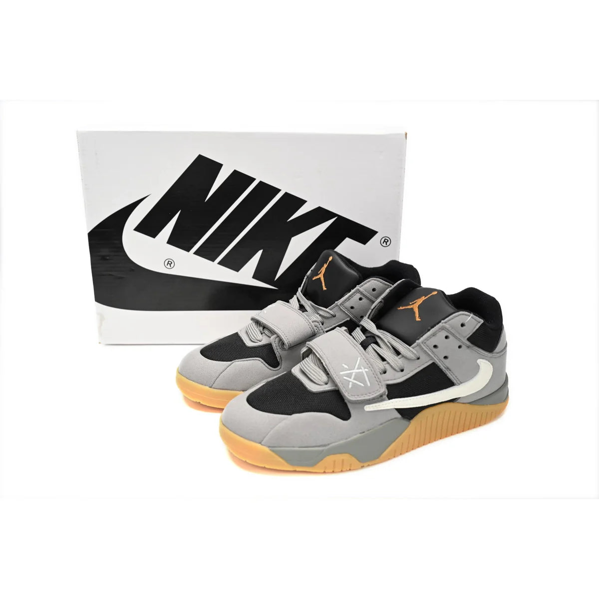 Travis Scott x Jordan Cut The Check Nice Kicks Black Gray Brown
