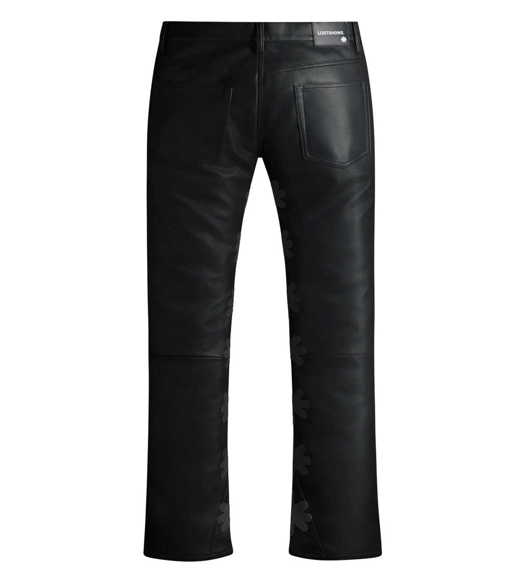 Lost Shdws Leather Pant Black/Black