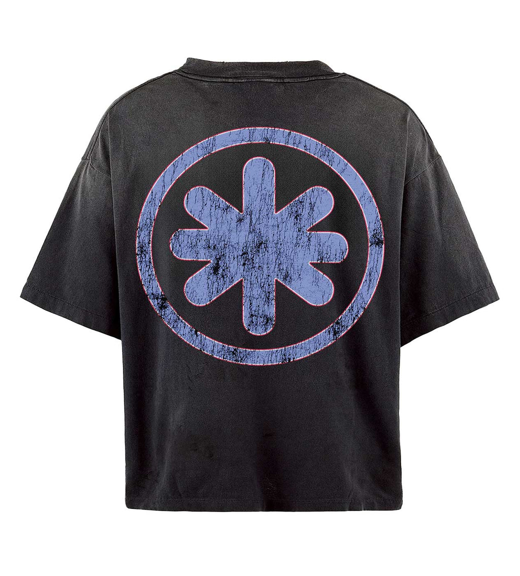Lost Shdws Metallic Font Tee Black