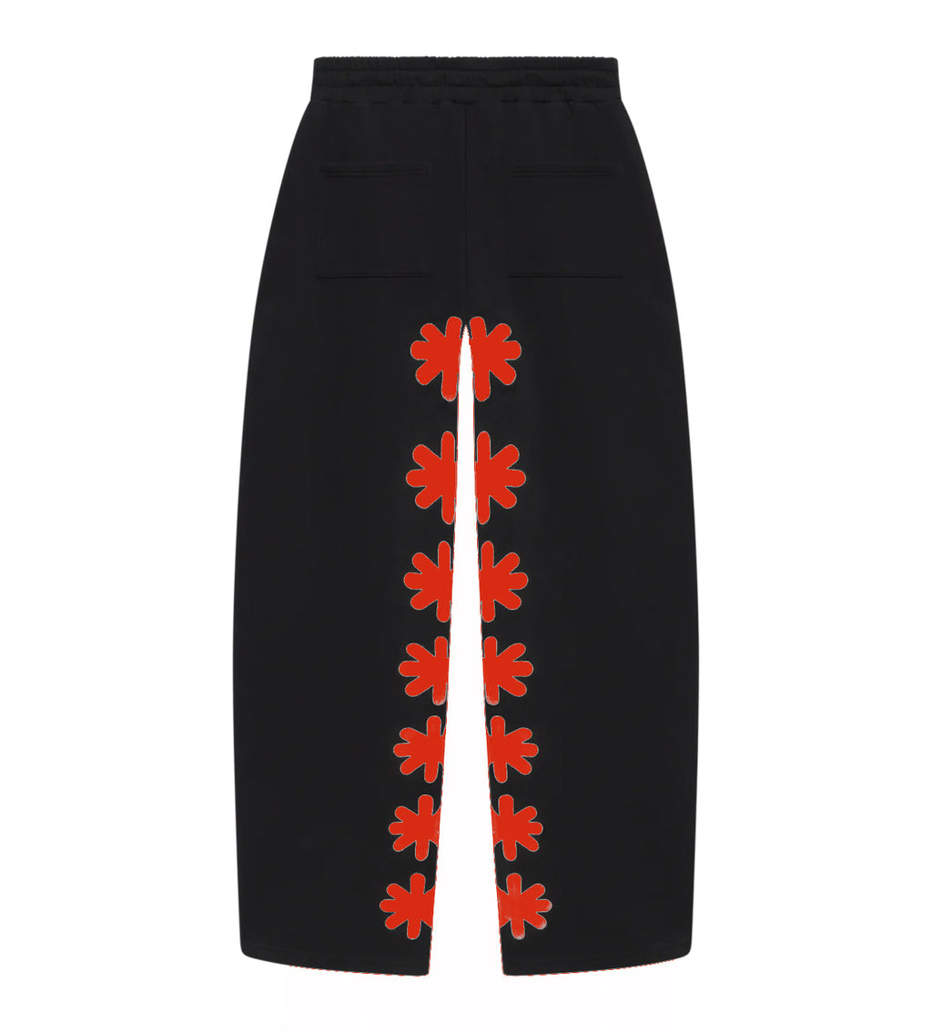 Lost Shdws OG Sun Logo Sweatpants Black/Red