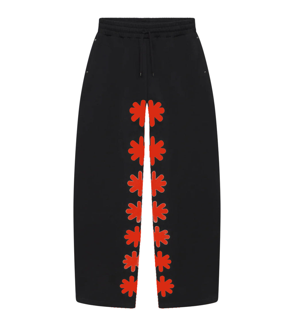 Lost Shdws OG Sun Logo Sweatpants Black/Red