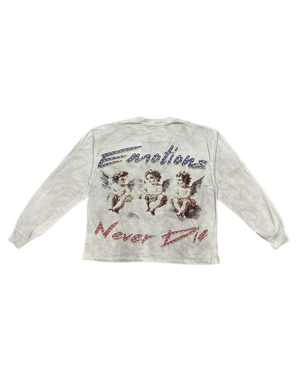 Mixed Emotions Triplets L/S Tee White