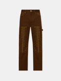 MA QUAD JACQUARD CARPENTER - DARK BROWN