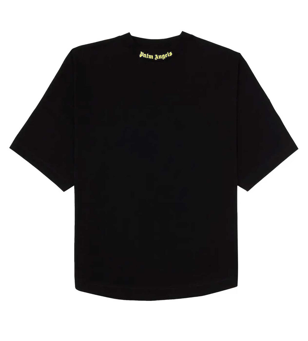 Palm Angels Classic Logo Over Tee Black/Yellow