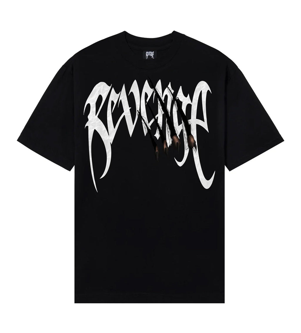 Revenge Arch Logo Claw Tee Black/White