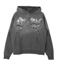 Revenge Kosuke Kawamura Glitch Arch Logo Hoodie Grey