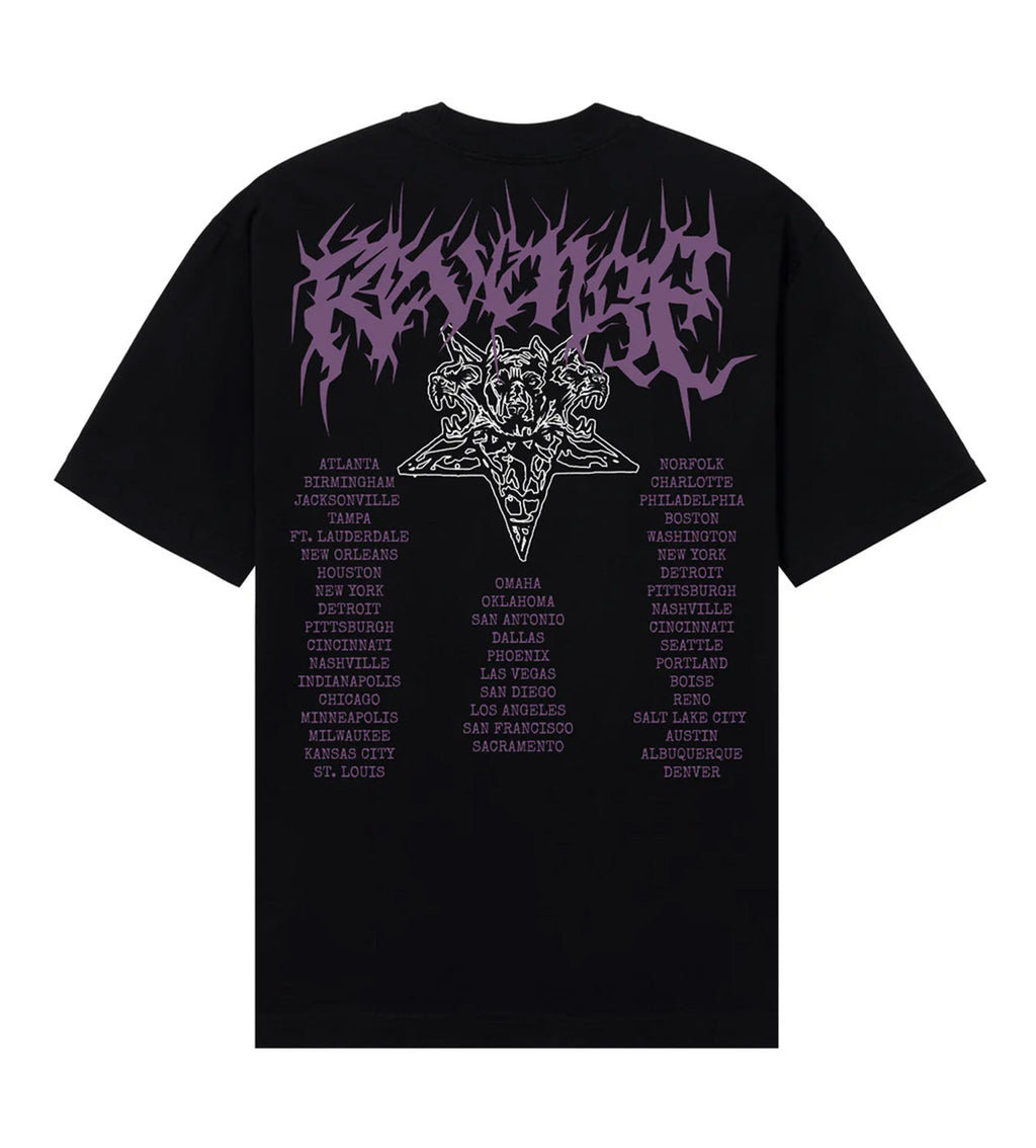 Revenge Metal Tour Tee Black/Purple