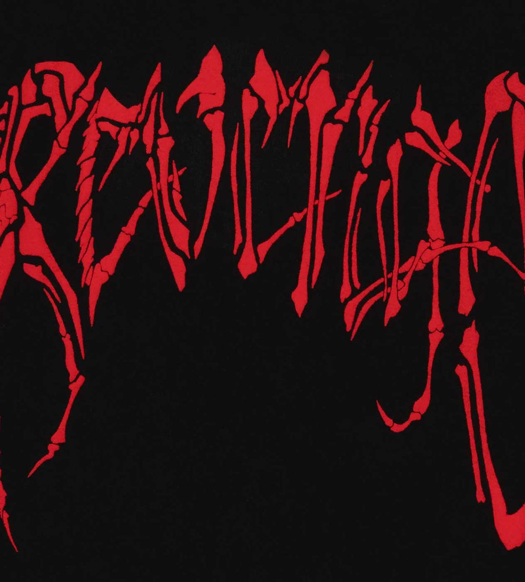 Revenge Red Bones Tee Black