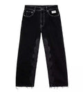 Revenge Skull Patch Denim Pant Black