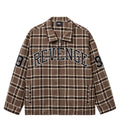 Revenge Valkyrie Embroidered Flannel Brown