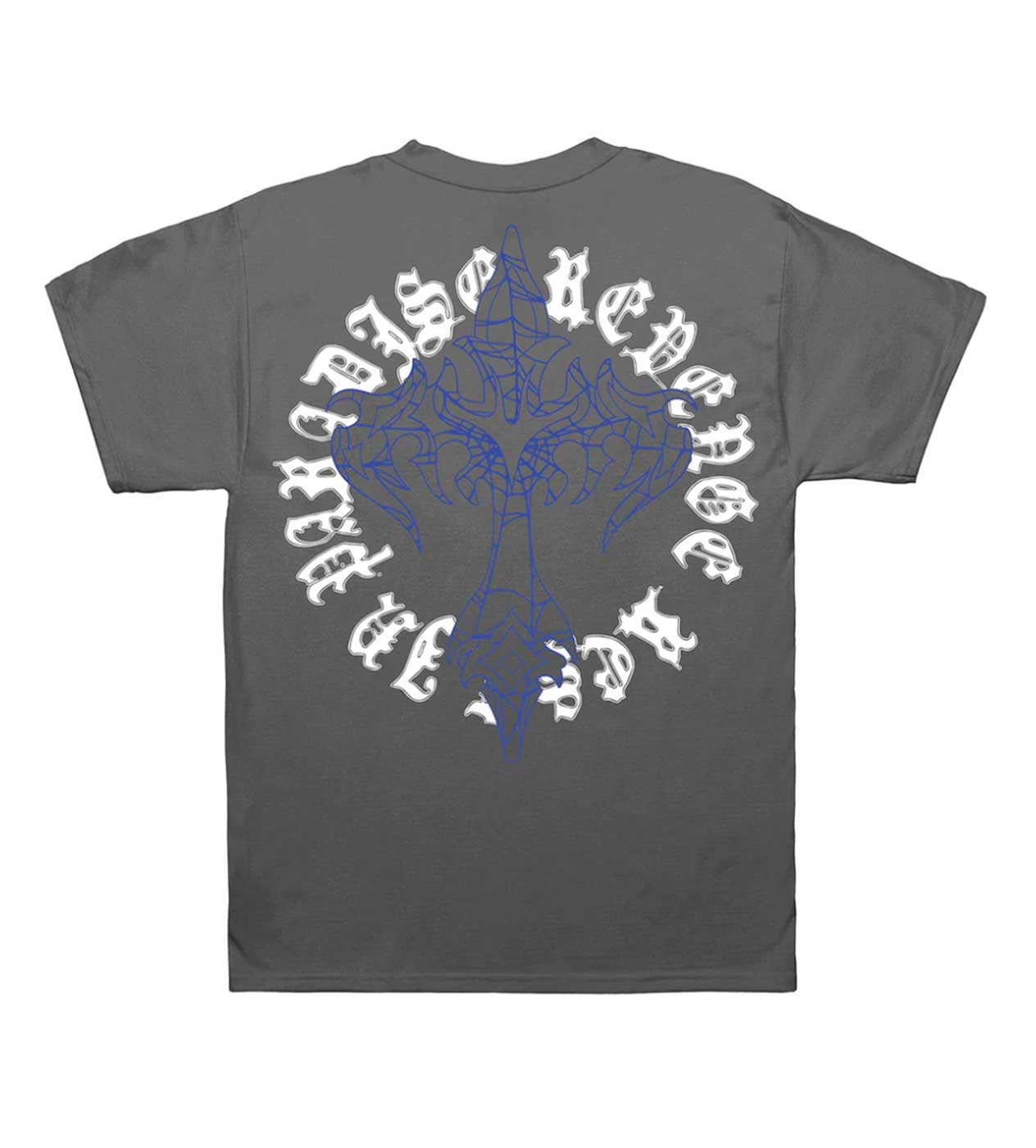 Revenge Web Cross Tee Vintage Black