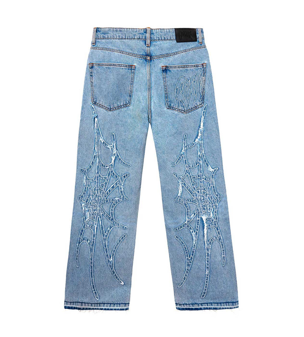 Revenge Web Denim Blue Jeans