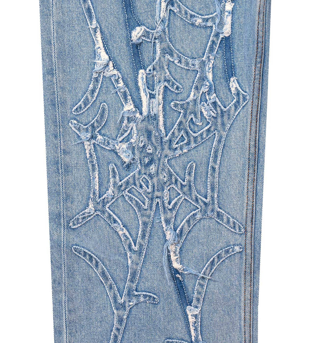 Revenge Web Denim Blue Jeans