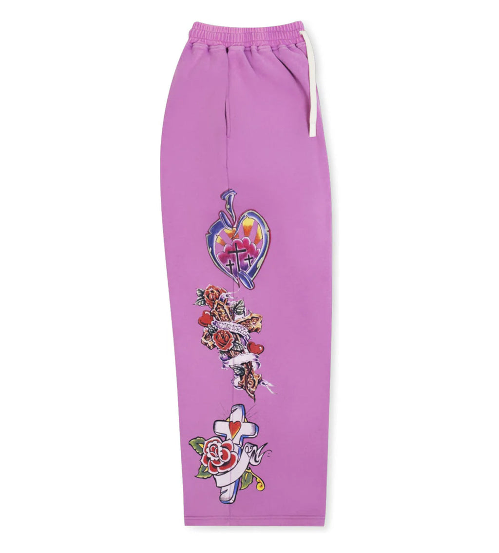 Righteous Risen King Sweatpants Purple
