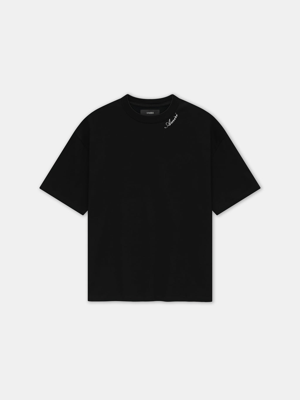 AMIRI SCRIPT SKATER TEE - Black