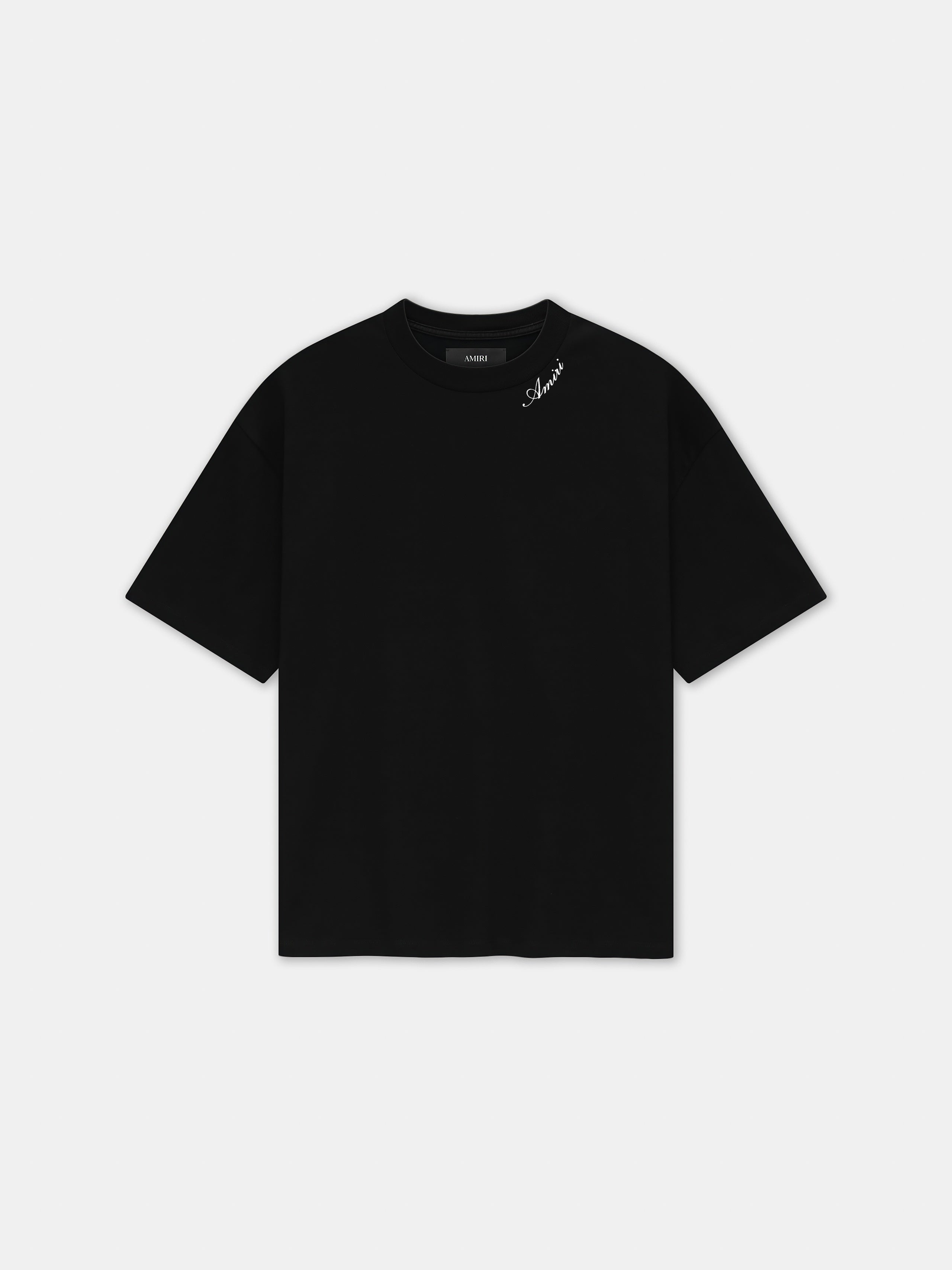 AMIRI SCRIPT SKATER TEE - Black