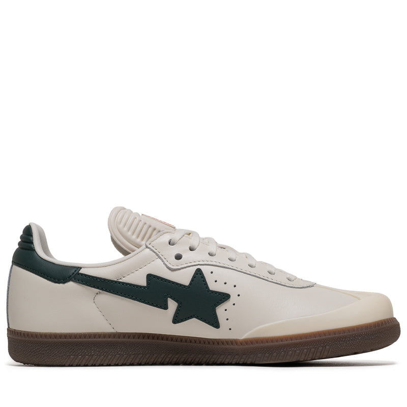 A Bathing Ape x Adidas Samba - Off White/Shadow Green