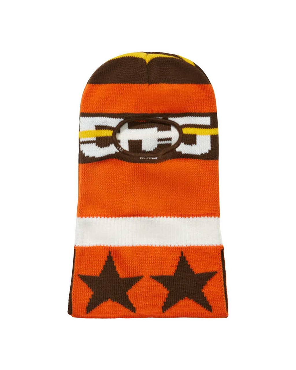 Sp5der Jacquard Knit Balaclava Orange