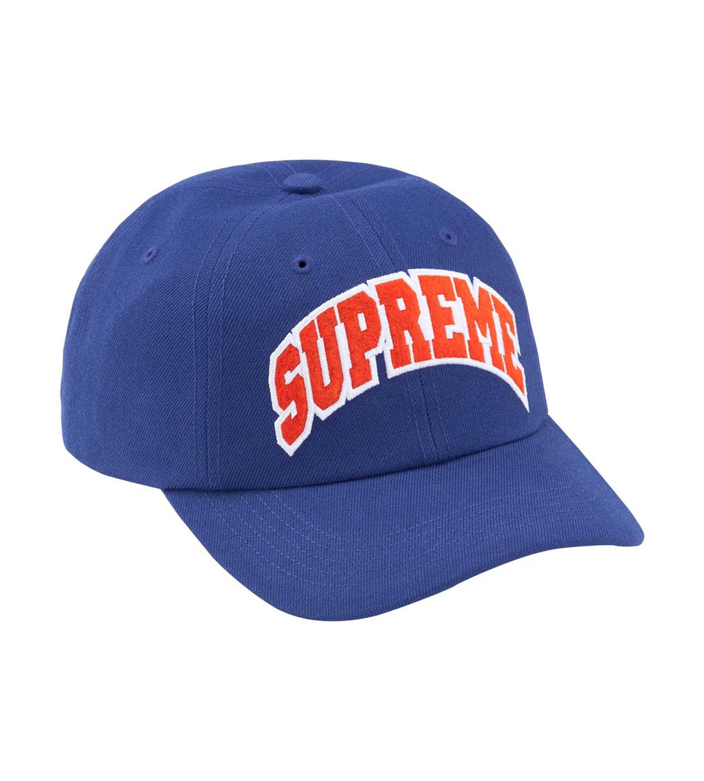 Supreme Felt Arc 6-Panel Snapback Navy