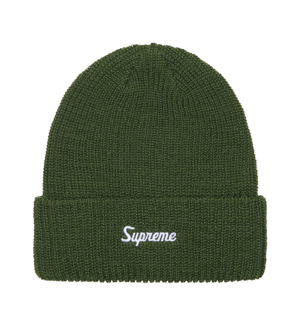 Supreme Loose Gauge Beanie Olive