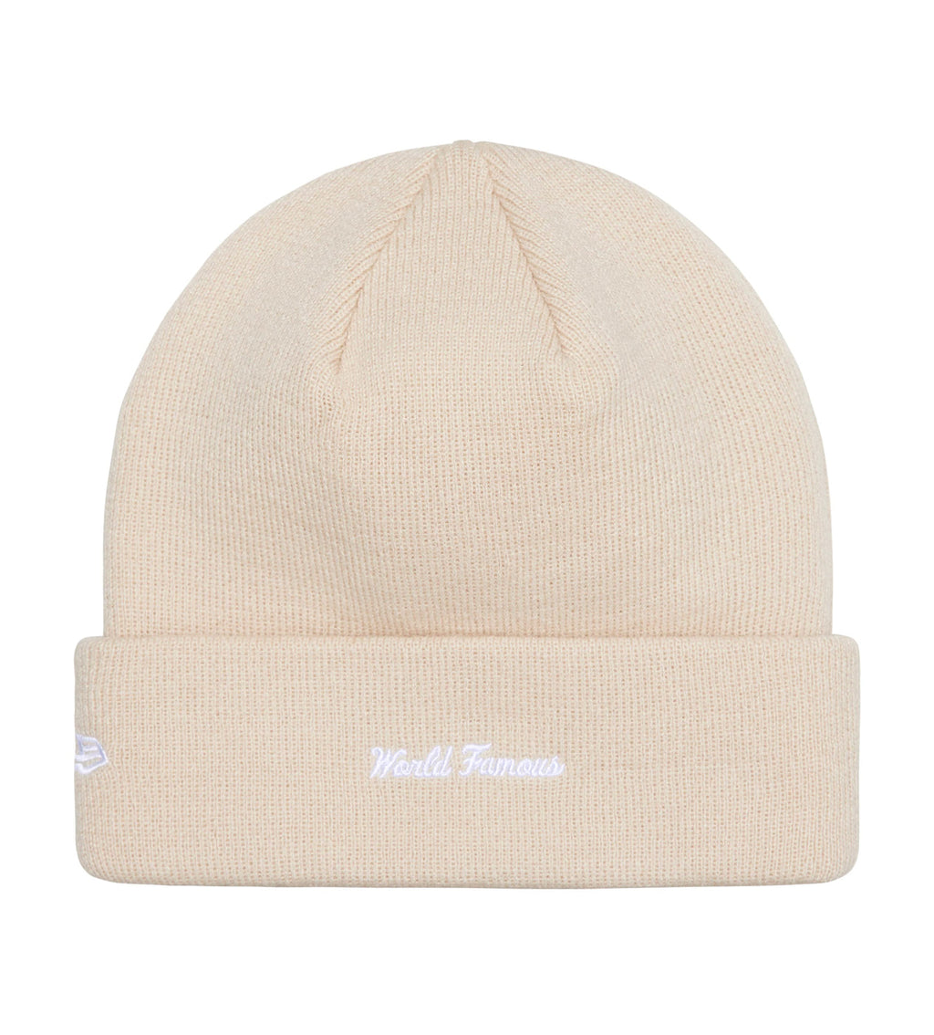 Supreme New Era Box Logo Beanie Stone