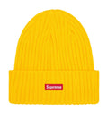 Supreme Overdyed Beanie Yellow SS25