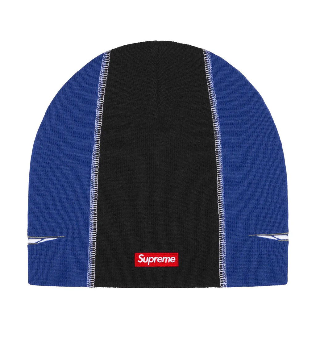 Supreme Racing Panel Beanie Navy/Black