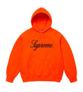 Supreme Script Hoodie Orange