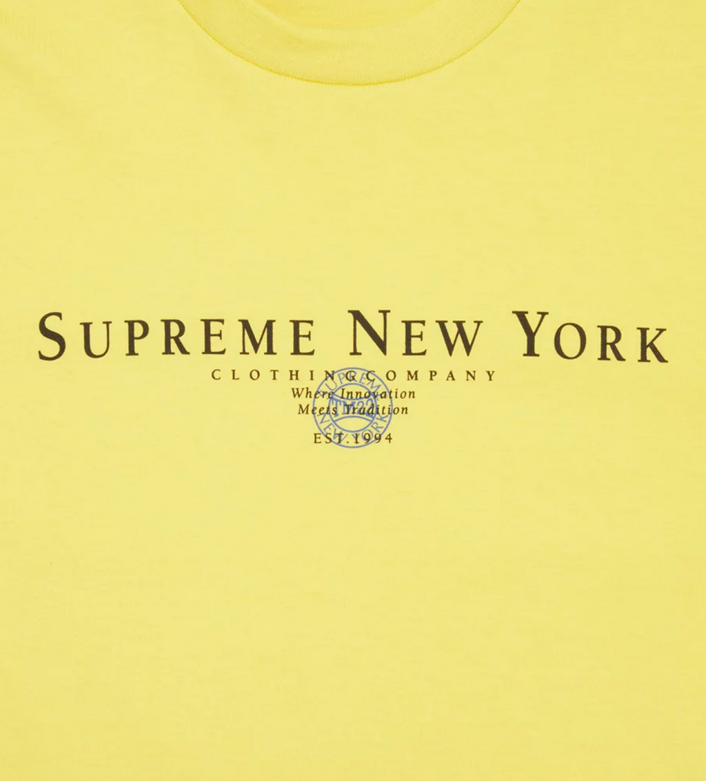 Supreme Tradition Yellow Tee