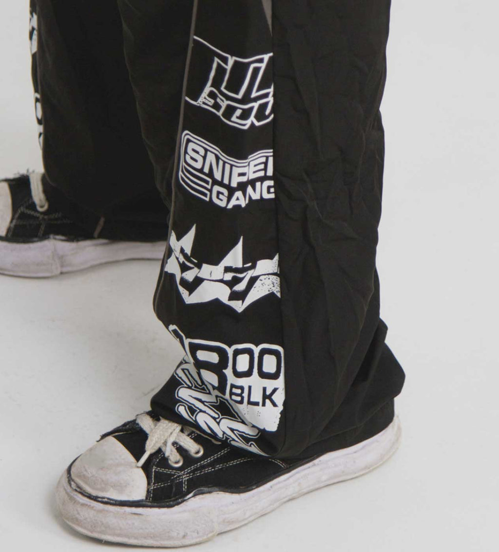 Triple Sevens x Sniper Gang Tracksuit Pants Black