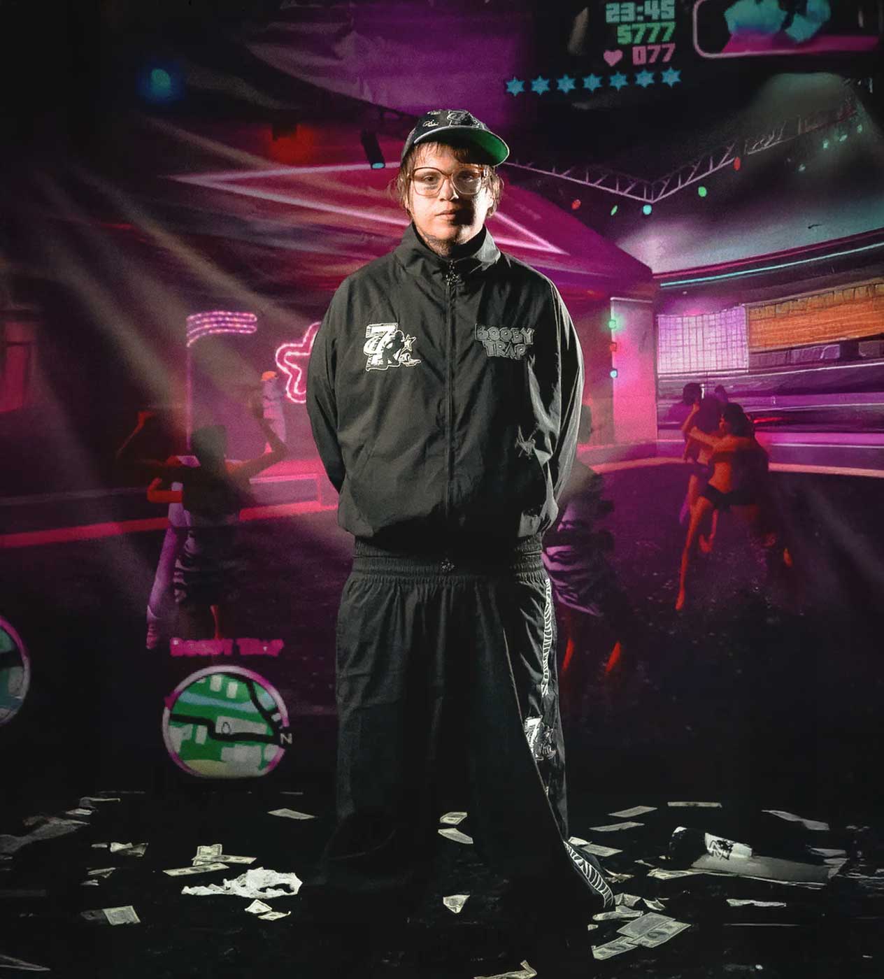 Triple Sevens Trap Nylon Jacket Black