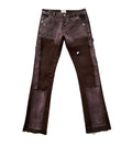 Triple Sevens Flared Denim Brown
