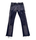 Triple Sevens Flared Denim Navy