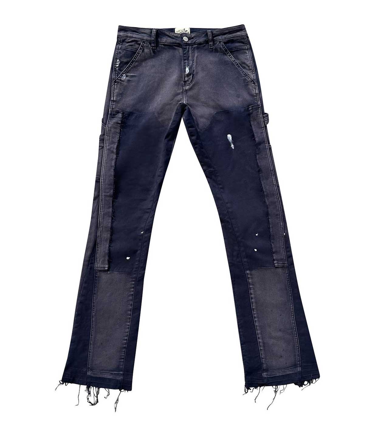 Triple Sevens Flared Denim Navy