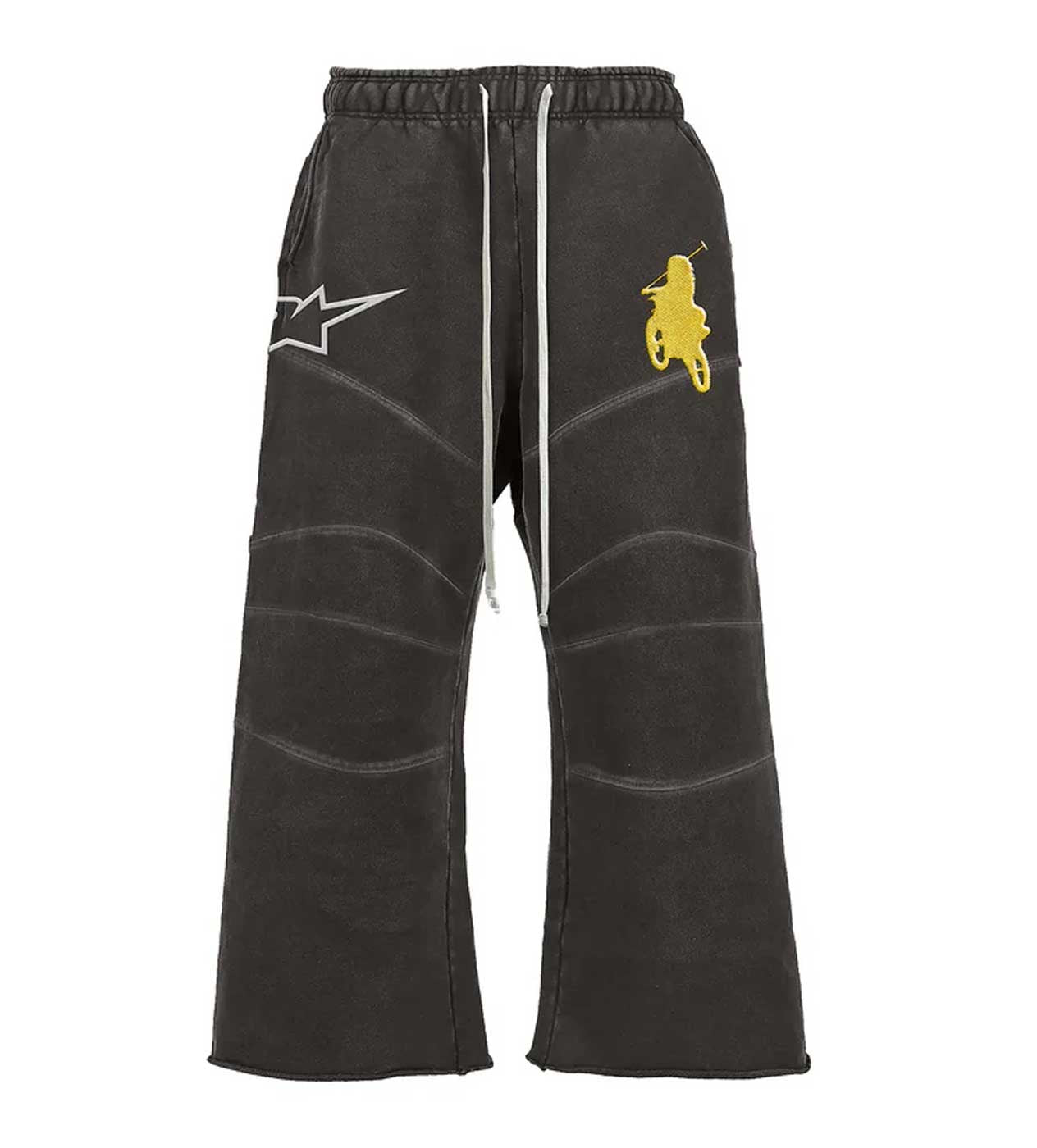Triple Sevens Moto Sweatpants Black/Yellow *ComplexCon Exclusive*