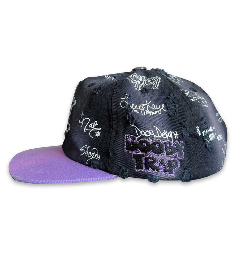 Triple Sevens Trap Logo Hat Black